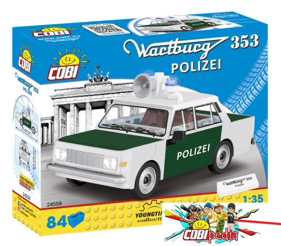 Cobi 24558 S3 Wartburg 353 Polizei (2020)